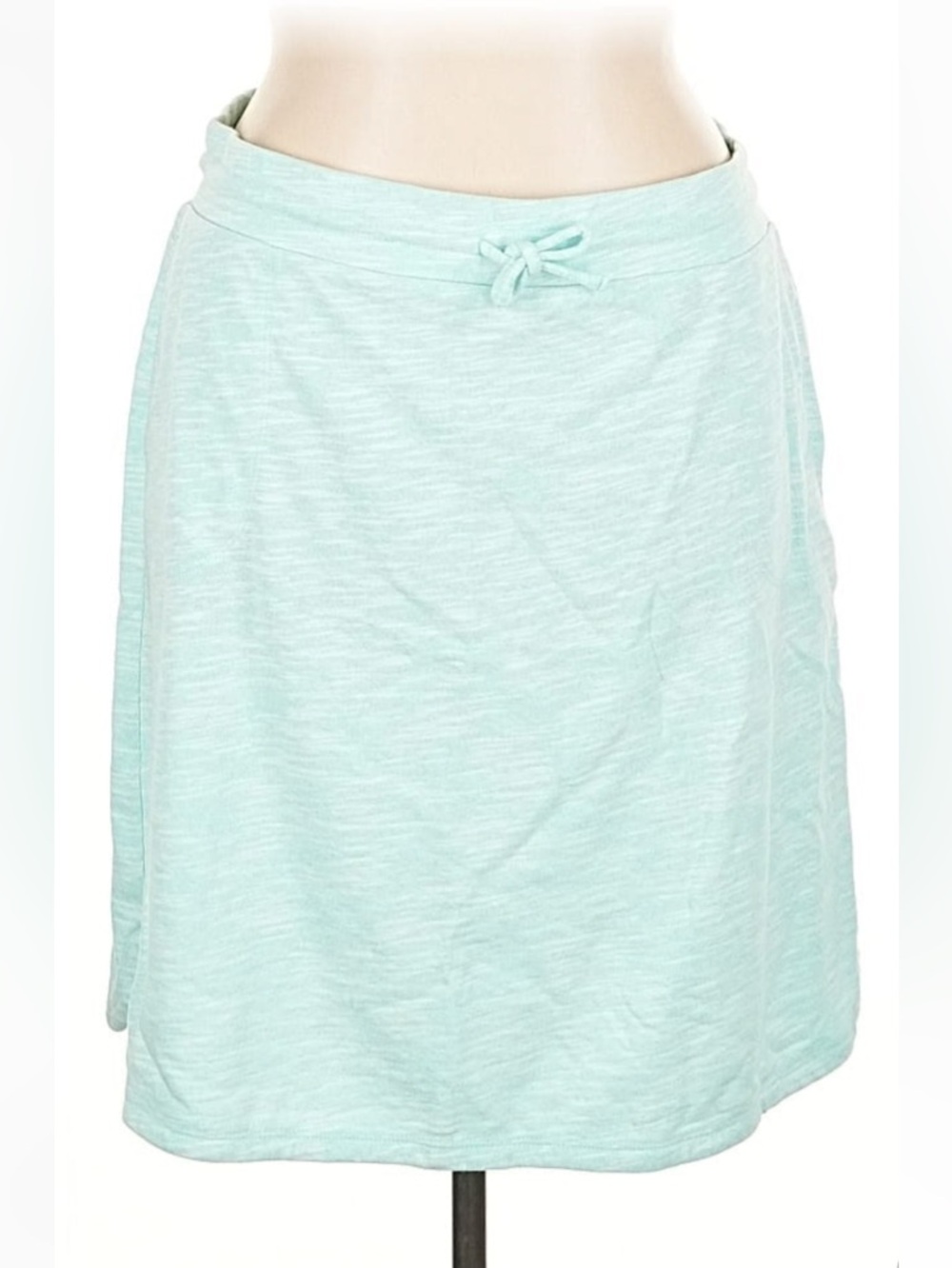 Talbots Light Mint A-Line Drawstring Skirt